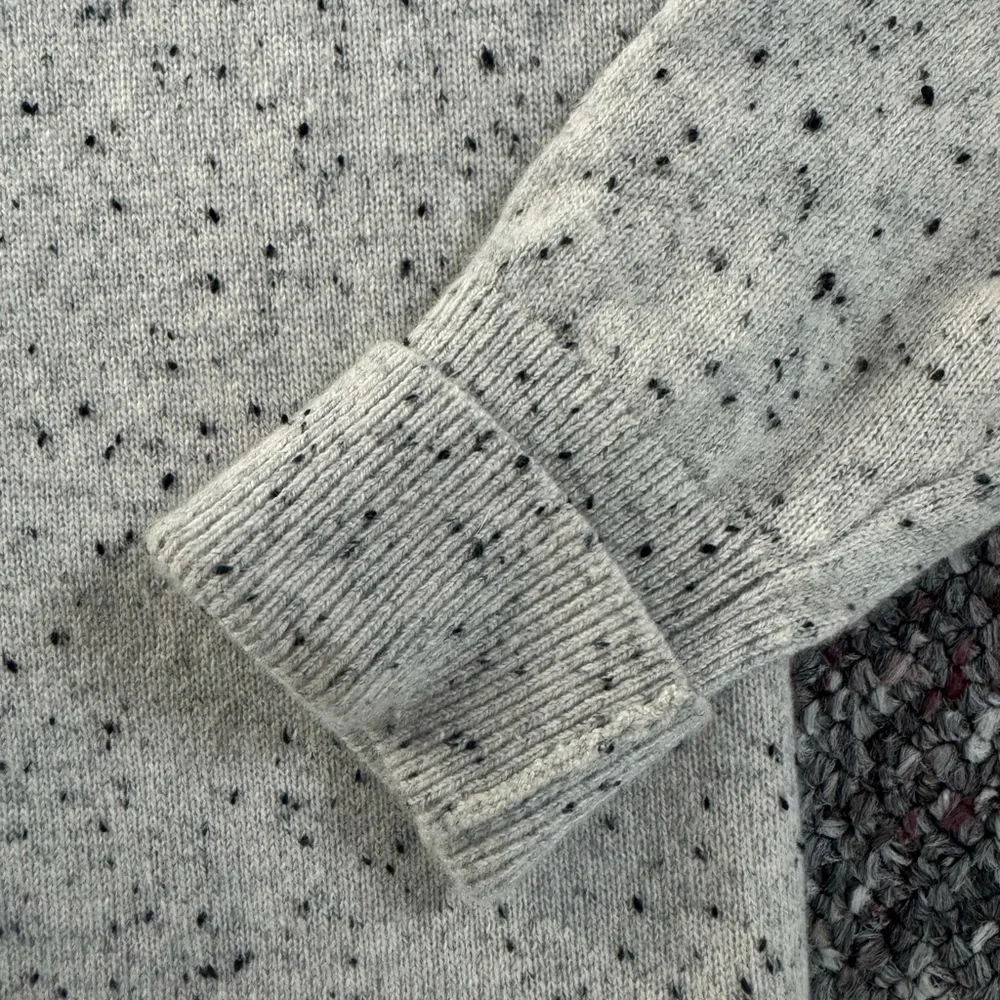 Everlane Gray Speckled 100% Cashmere Knit Sweater Womens Size Xs